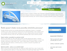 Tablet Screenshot of novapravidla.cz